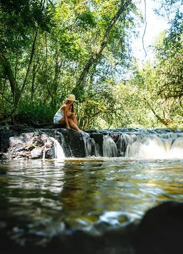Natureza ao redor do resort